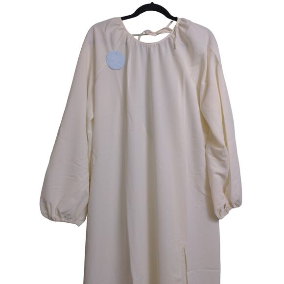 Hill House Simone Dress Coconut Milk Crepe XL New - Picture 3 of 13